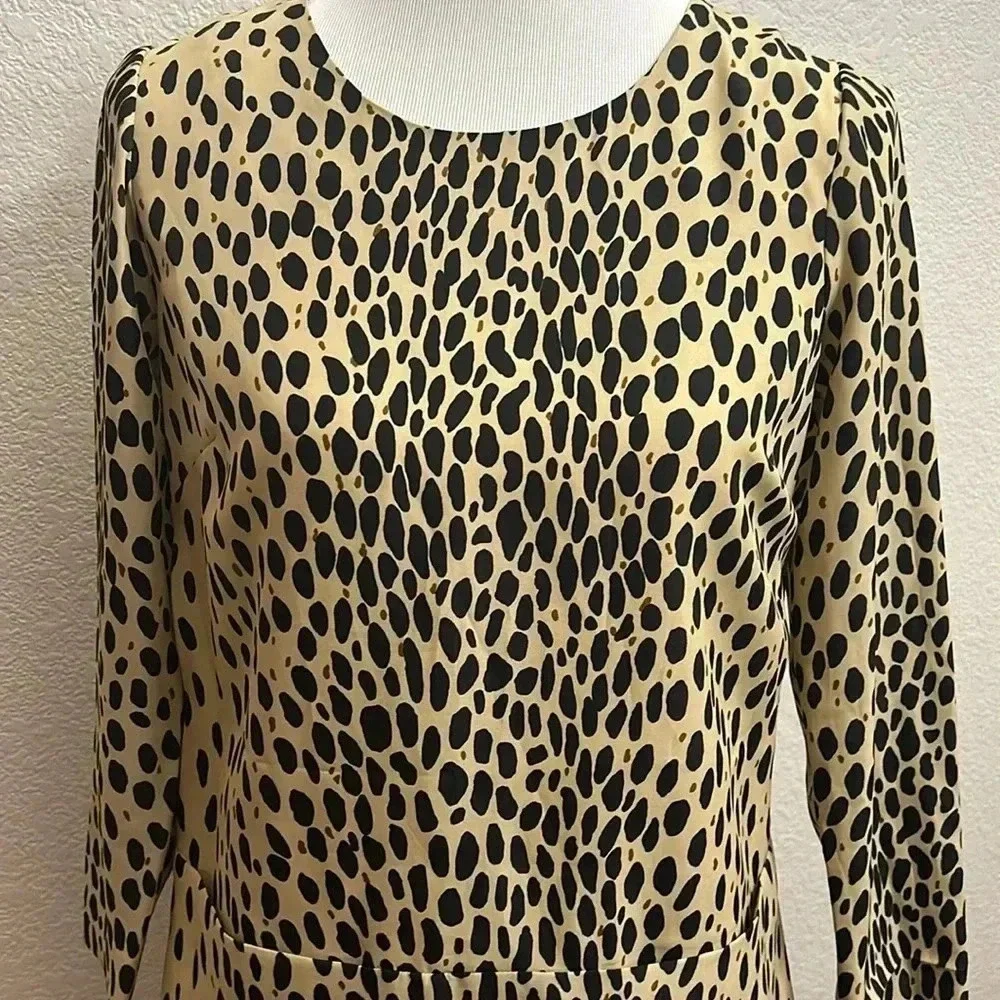 J. Crew Animal Print Dress